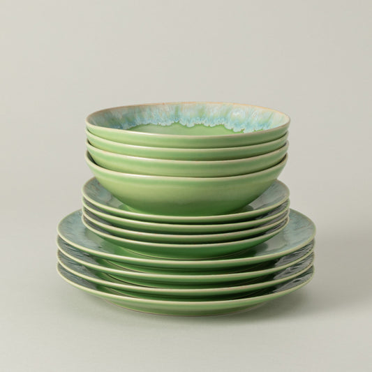 12-Piece Dinnerware Set with Soup/Pasta Bowl Taormina, Casafina by COSTA NOVA