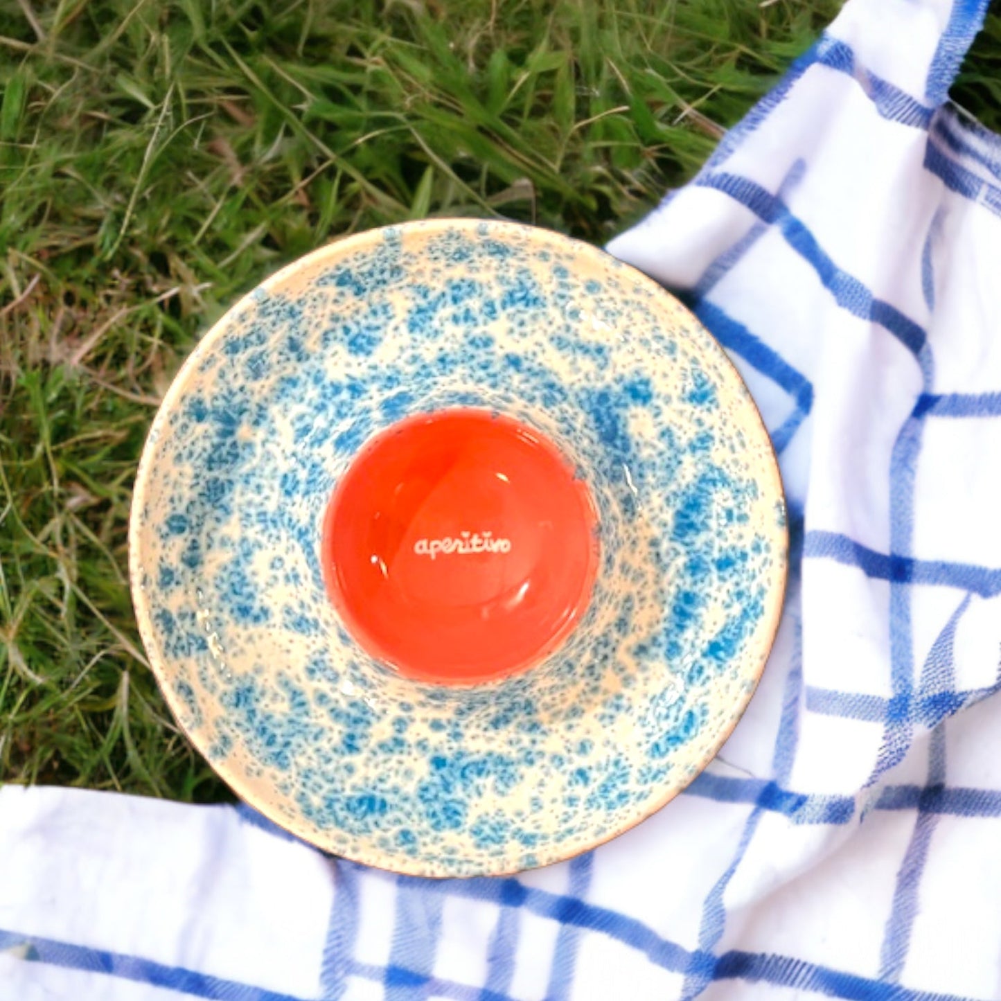 Hand-painted "aperitivo" Platter