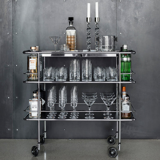 53 Piece Street Bar Cart