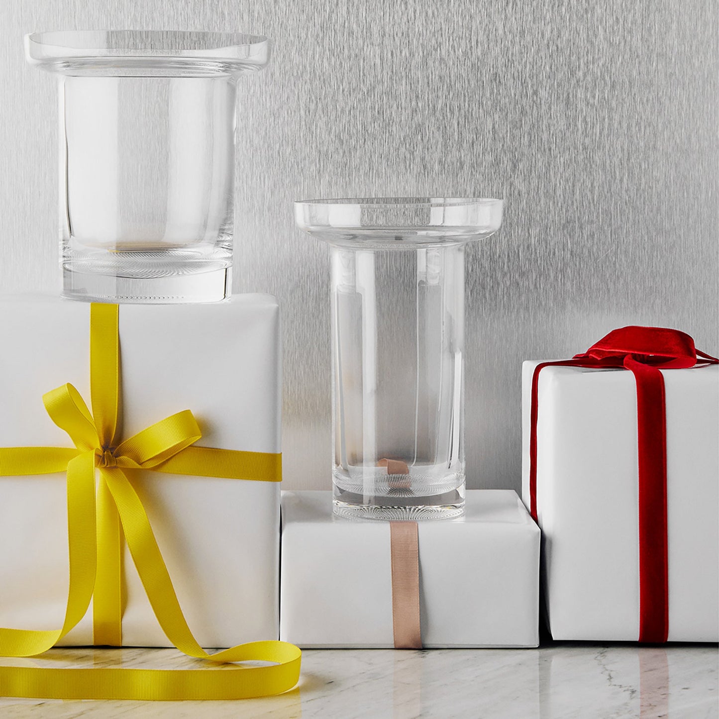 Limelight Vase Clear Low