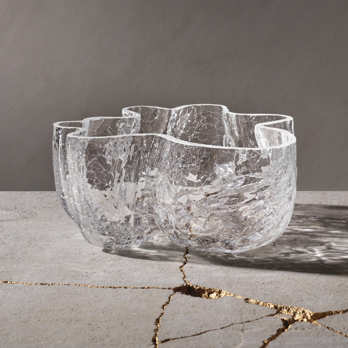 Crackle Bowl Clear