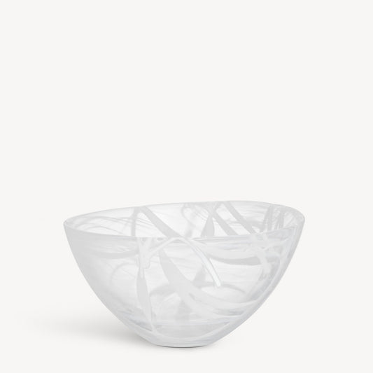 Contrast Bowl White/White Medium