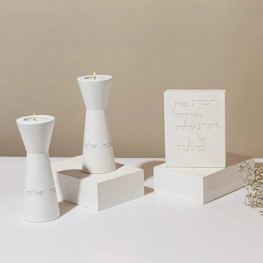 Concrete Candle Set & Women of Valor Blessing – Lady of Spirit Series