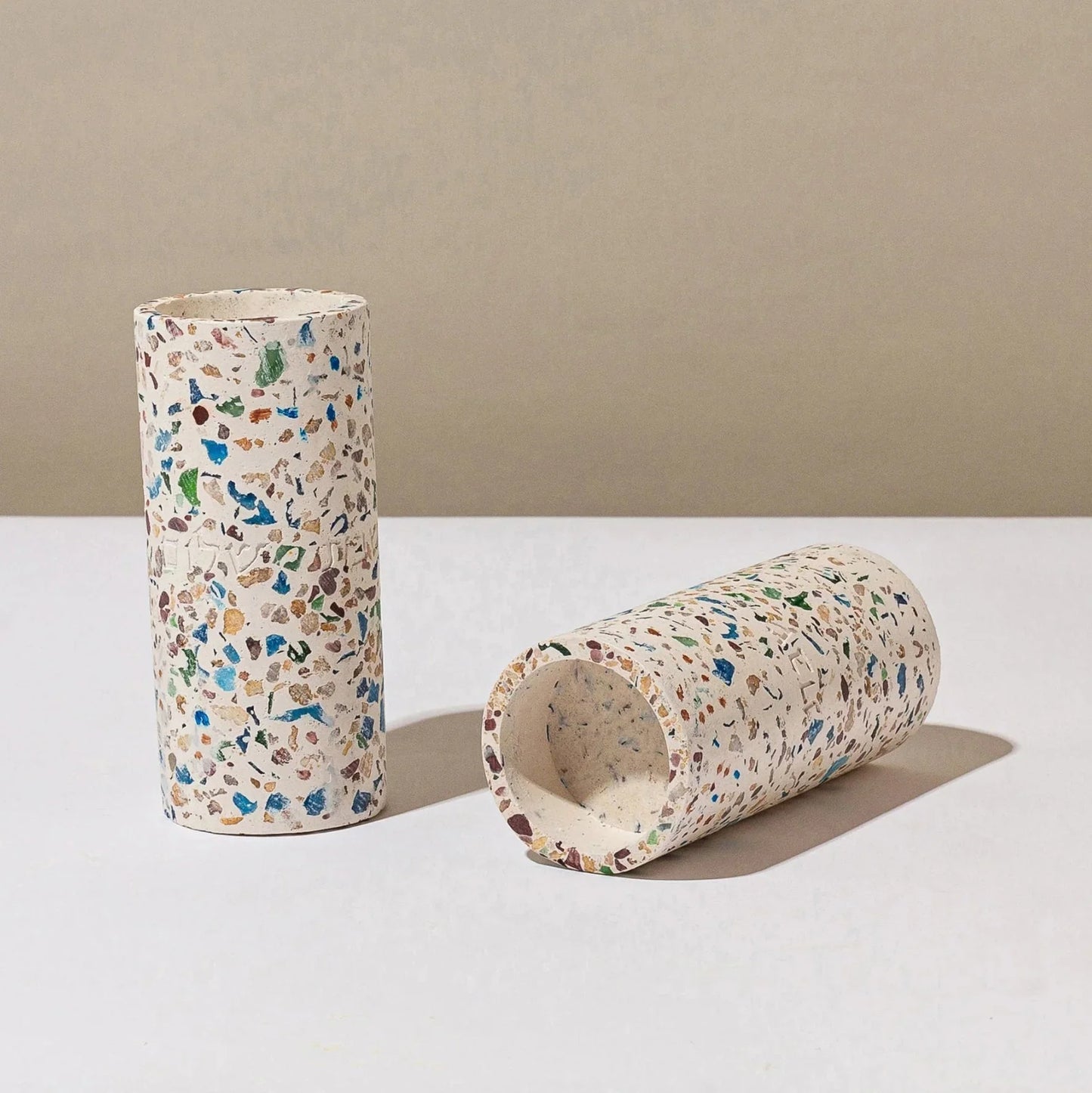 Terrazzo Shabbat Candle Holder Pair – Terrazzo Series