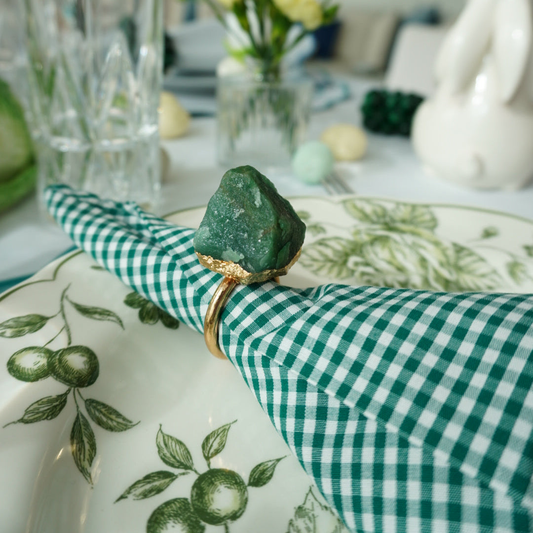 Emerald Napkin Rings (Set of 2)