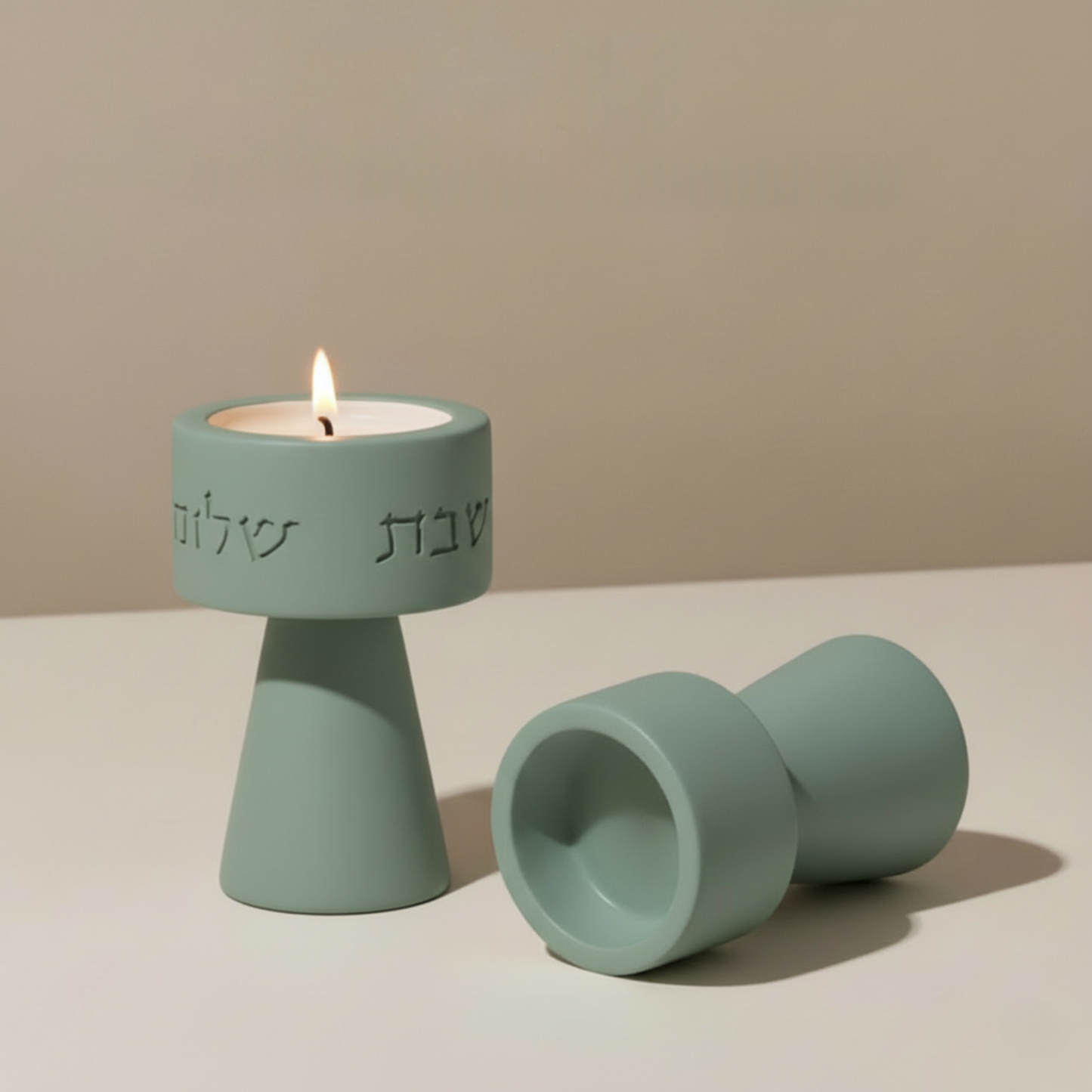 Modern Concrete Candle Holders – Solura Series