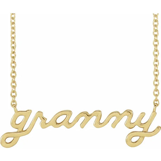 Granny Necklace Gold