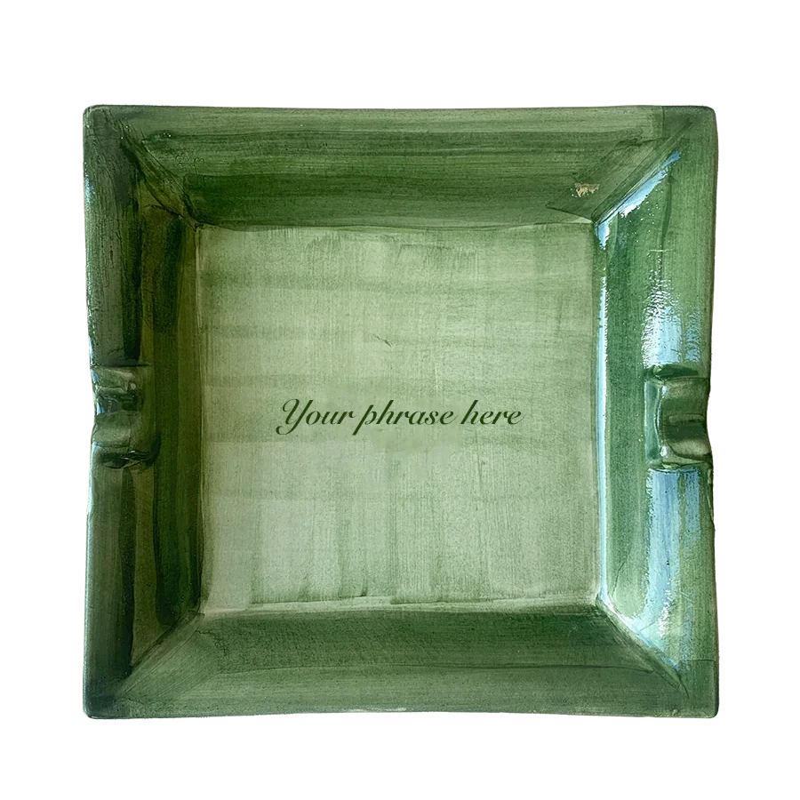 Personalized Ashtray (Green)