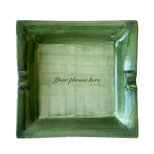 Personalized Ashtray (Green)