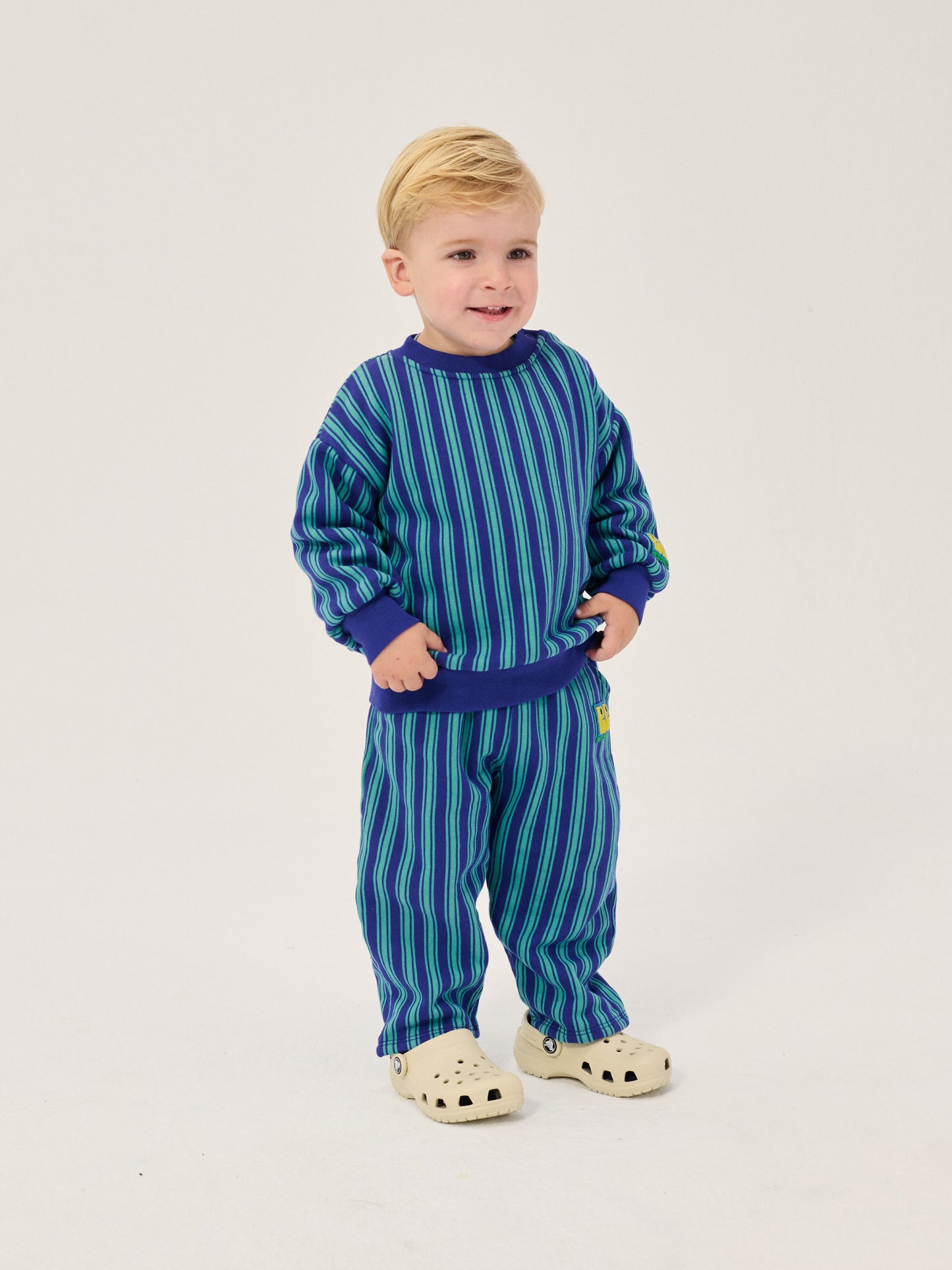 BC Stripes Sweatshirt and Jogging Pants