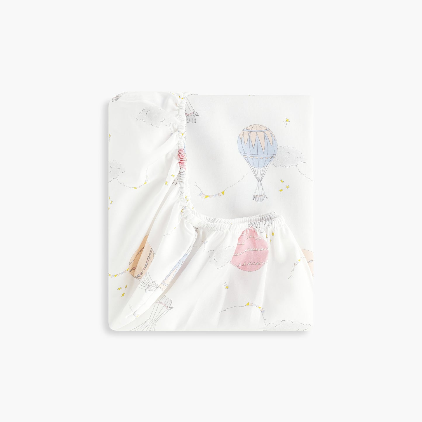 Touch The Sky Crib Sheet - Pink