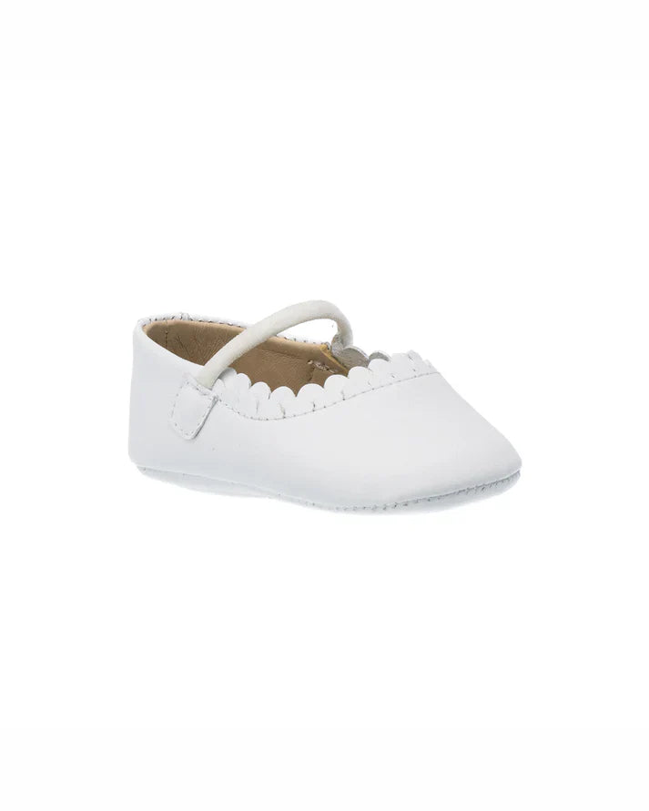 Ava Baby Ballet Flats in White