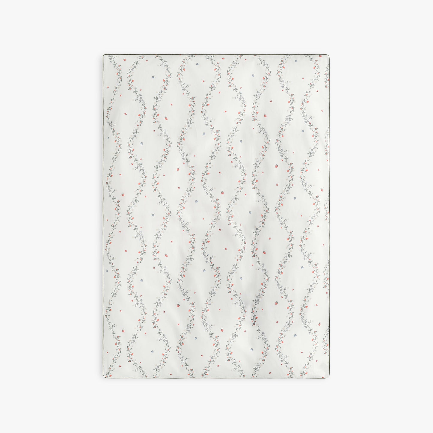 Botanical Berries Baby Duvet - Ivory