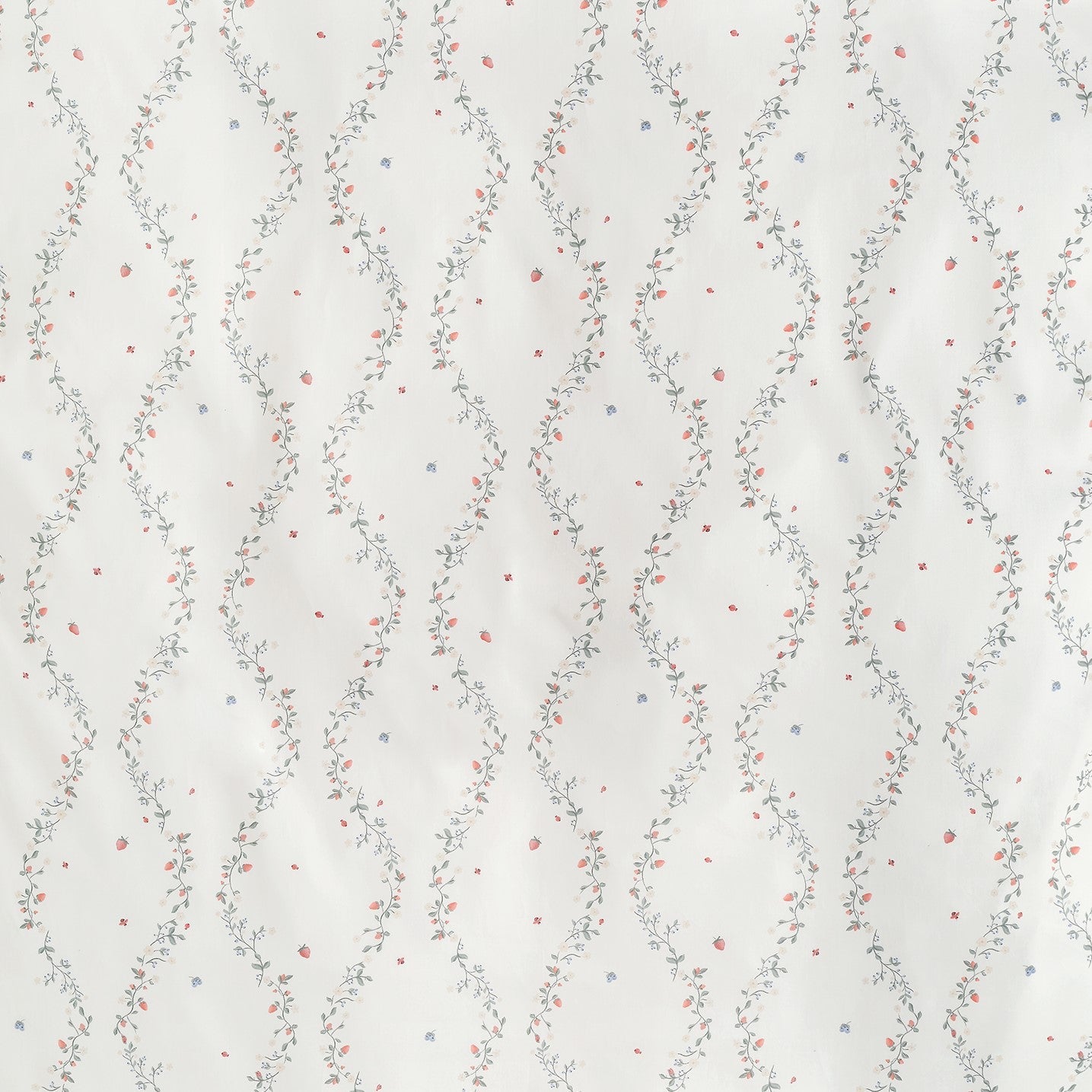 Botanical Berries Crib Sheet - Ivory