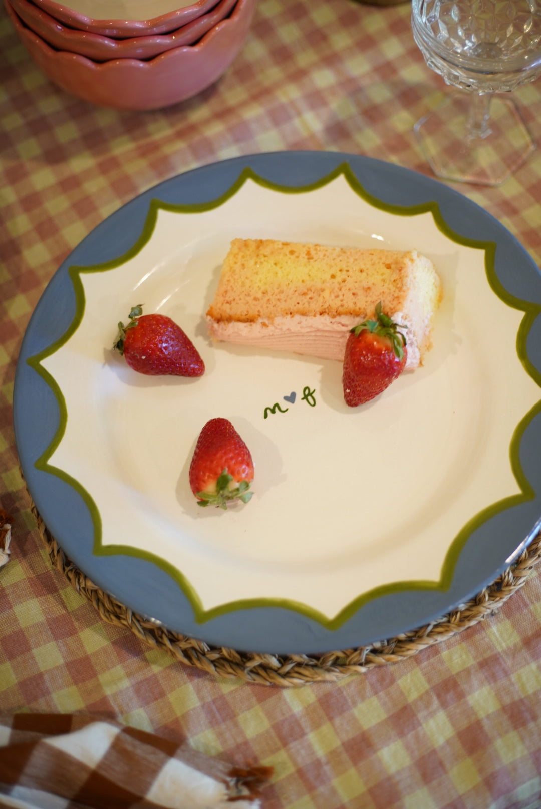 Hand-painted Custom Dinner Plates