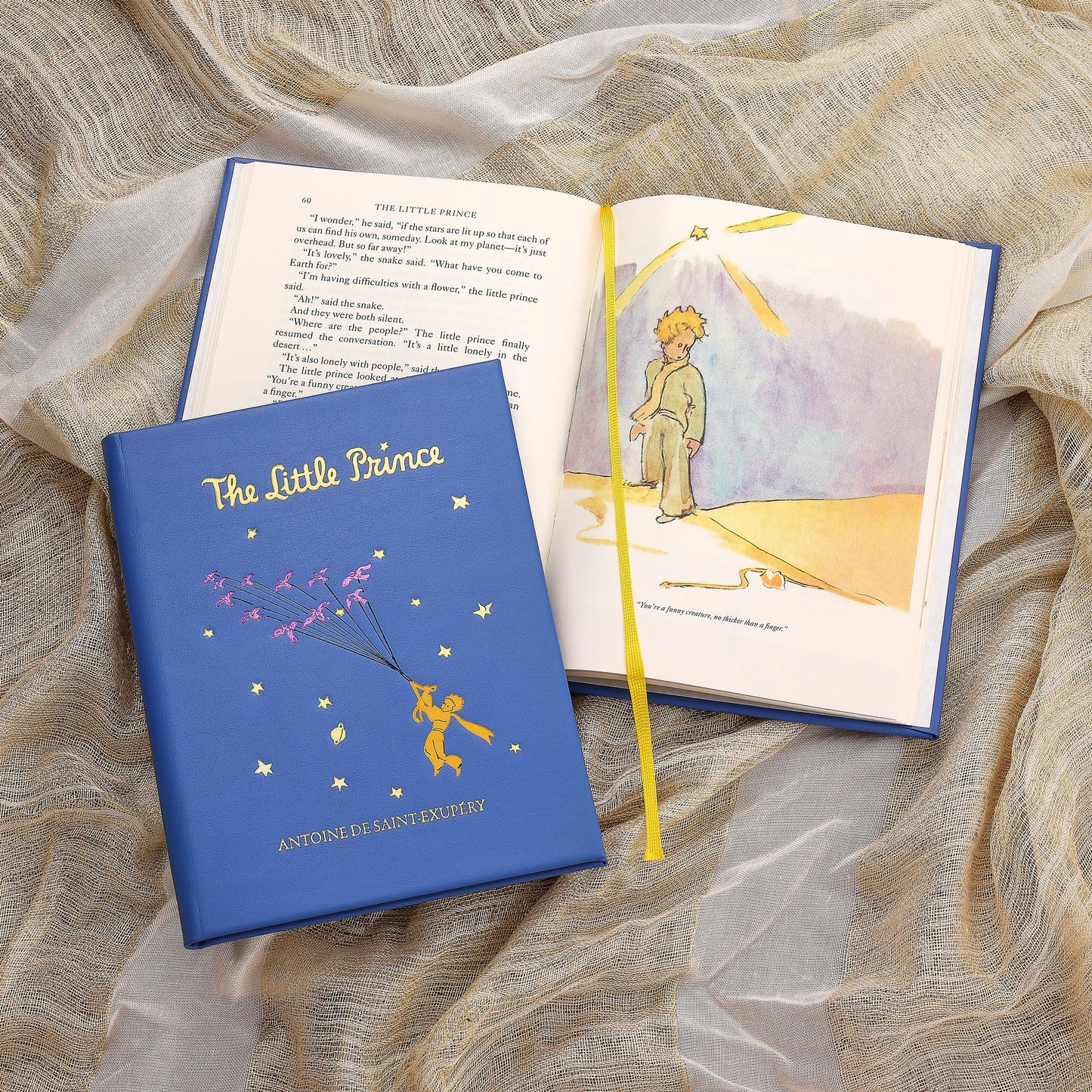 The Little Prince — Blue Bonded Leather Edition