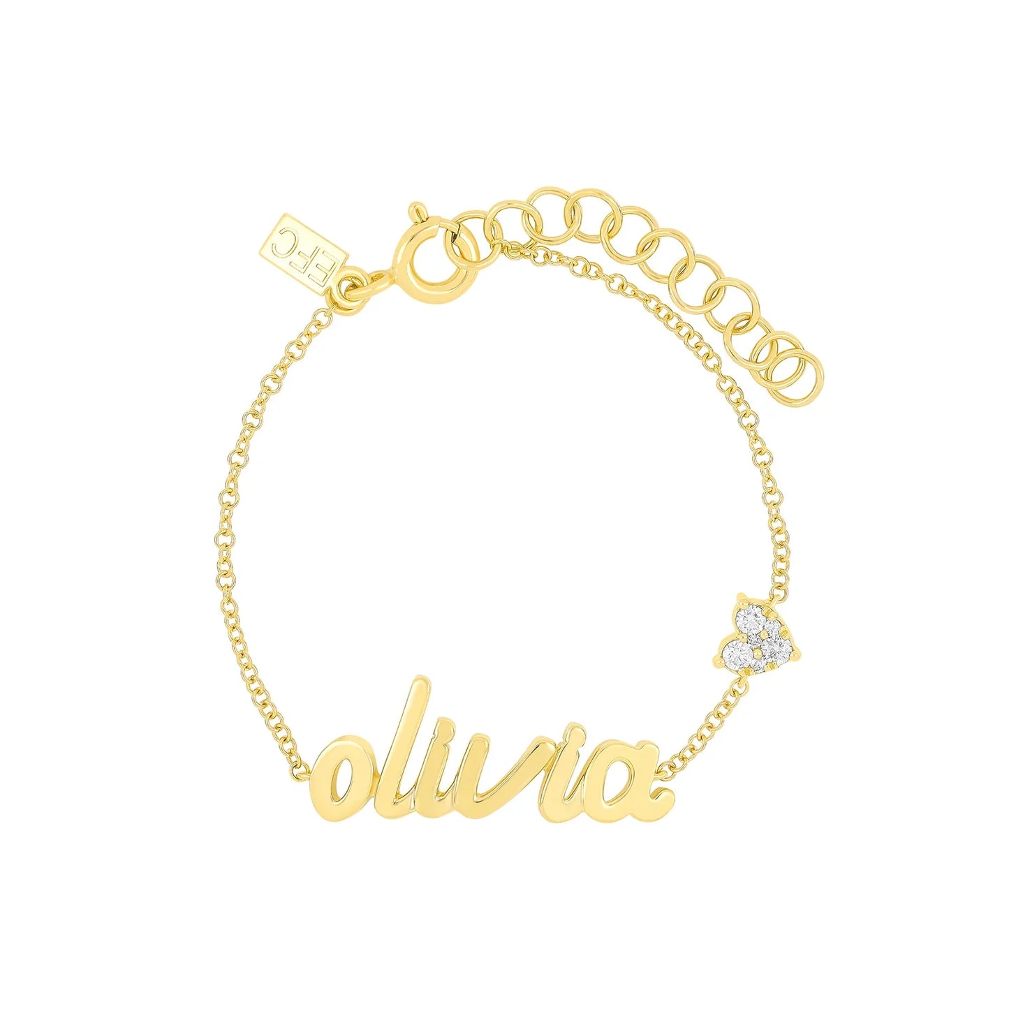 Bracelet With Diamond Heart