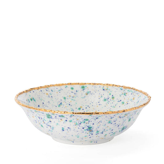 Blue Marble Salad Bowl