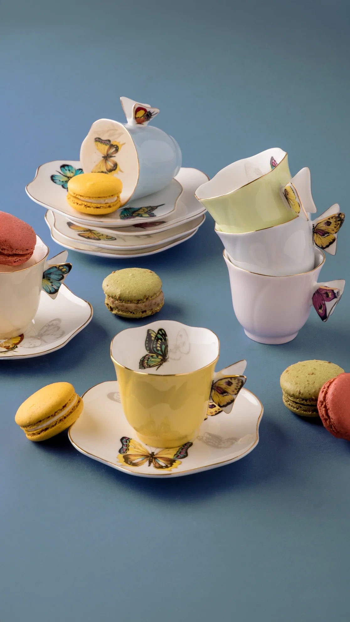 Espresso Cup and Saucer Borboleta (6)