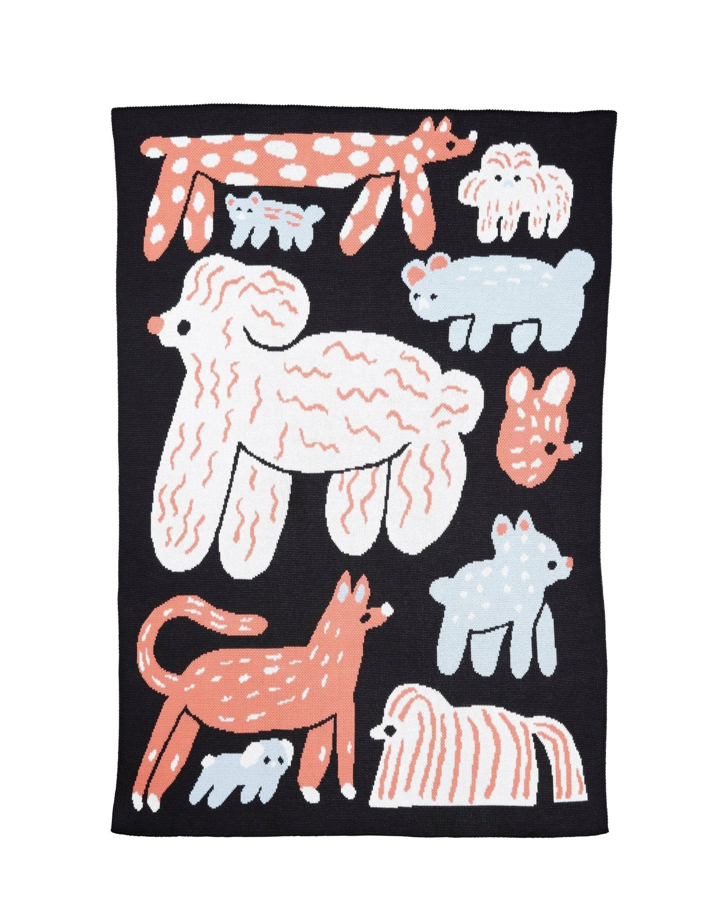 Bow Wow Knit Midi Blanket