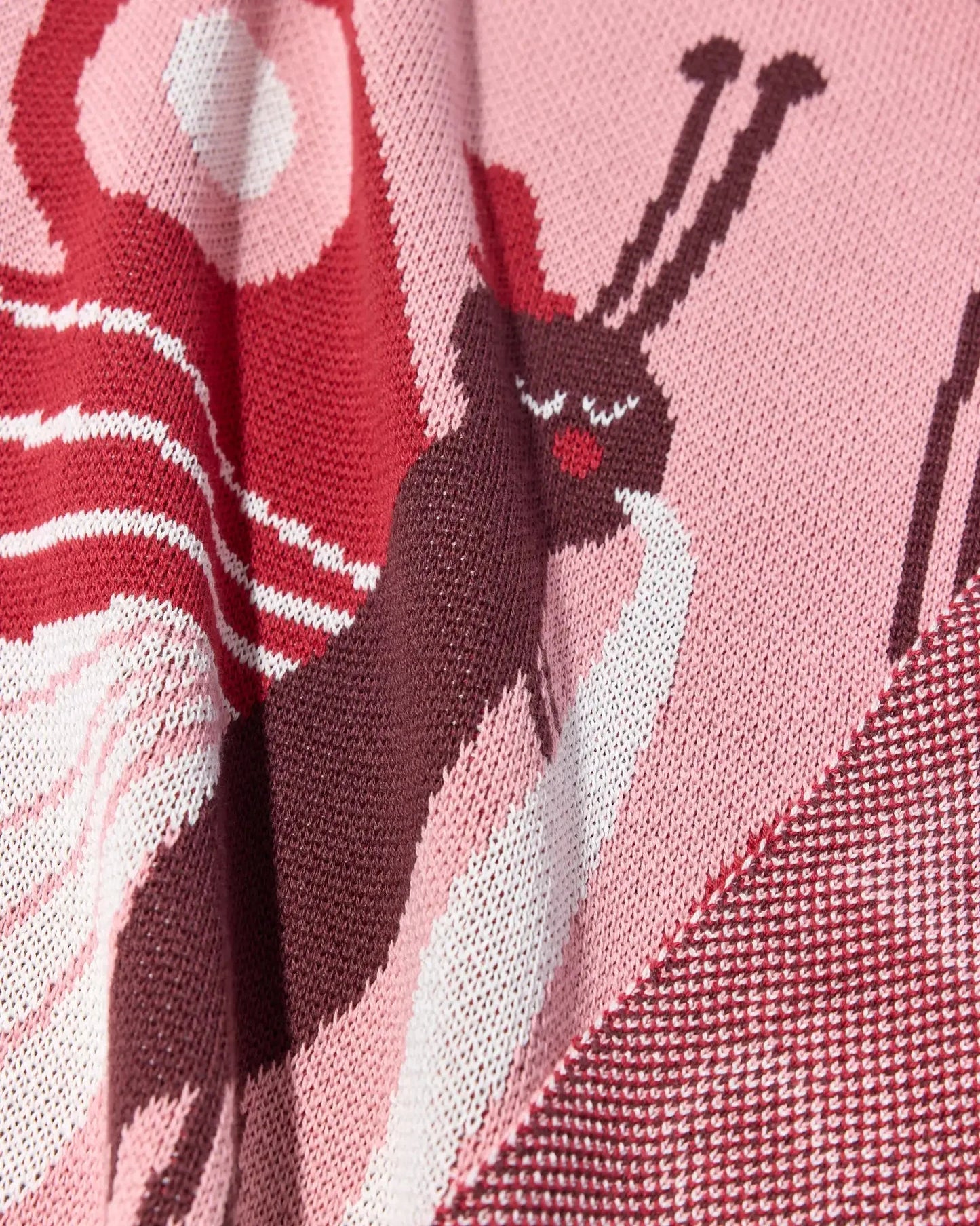 Bug Band Knit Mini Blanket