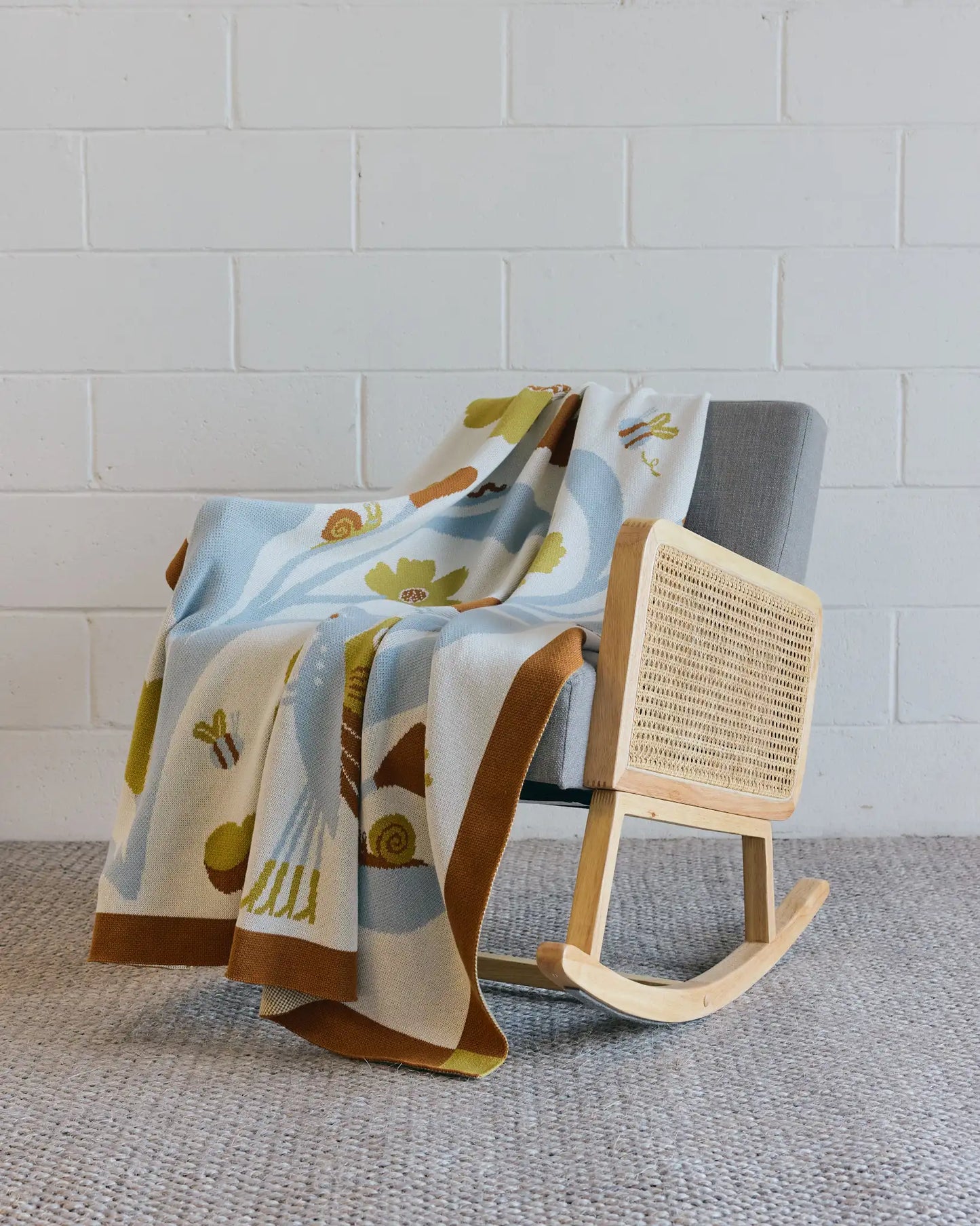 Bugs in Love Knit Blanket