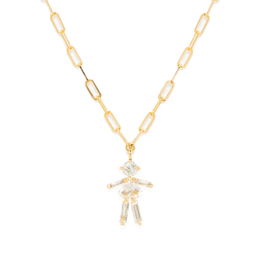 Magnetique Diamond Baquette Child Figure