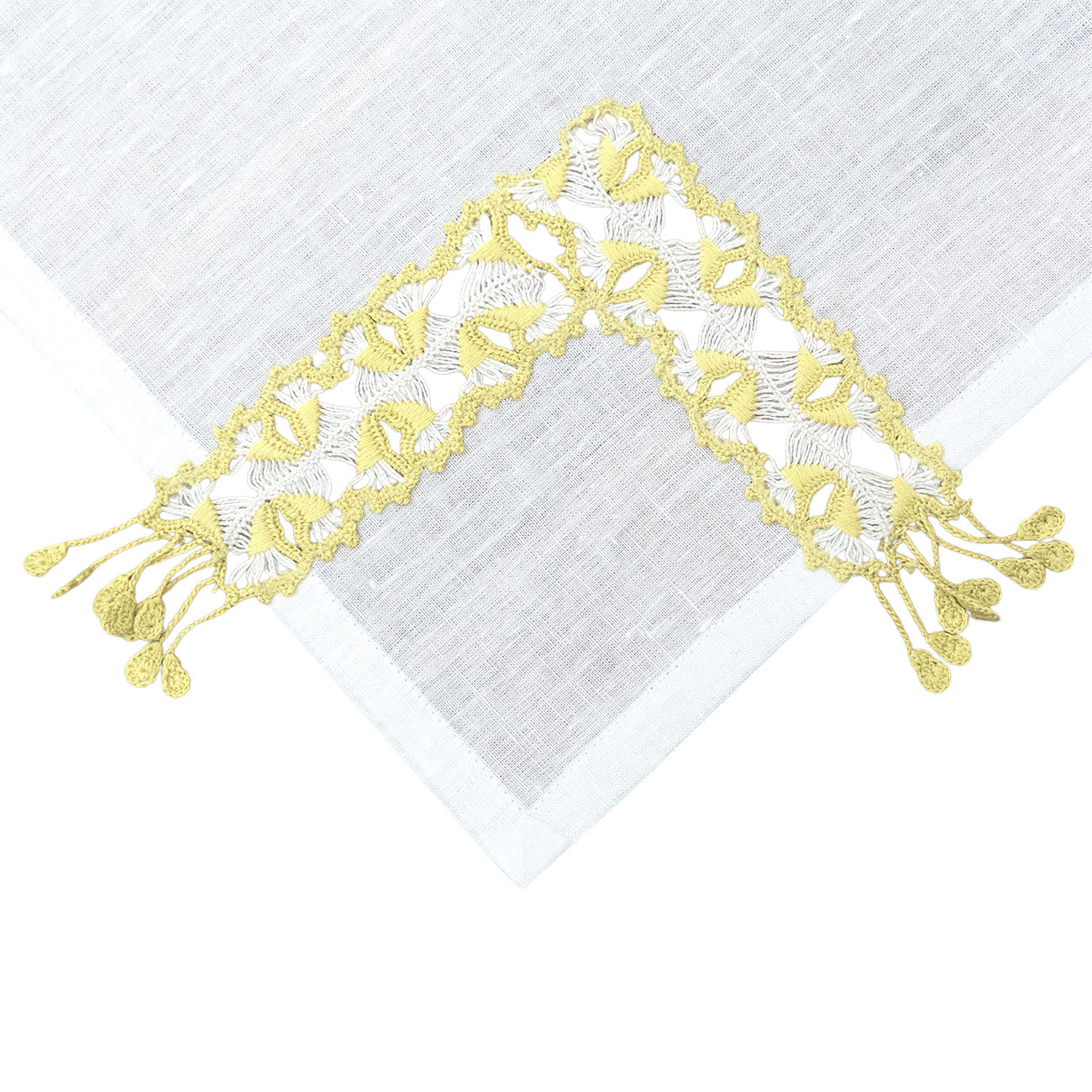 Hand Crochet Napkins 18" x 18" (Set of 4)