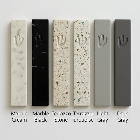 Contemporary Concrete with Clean Urban Lines - Street Mezuzah