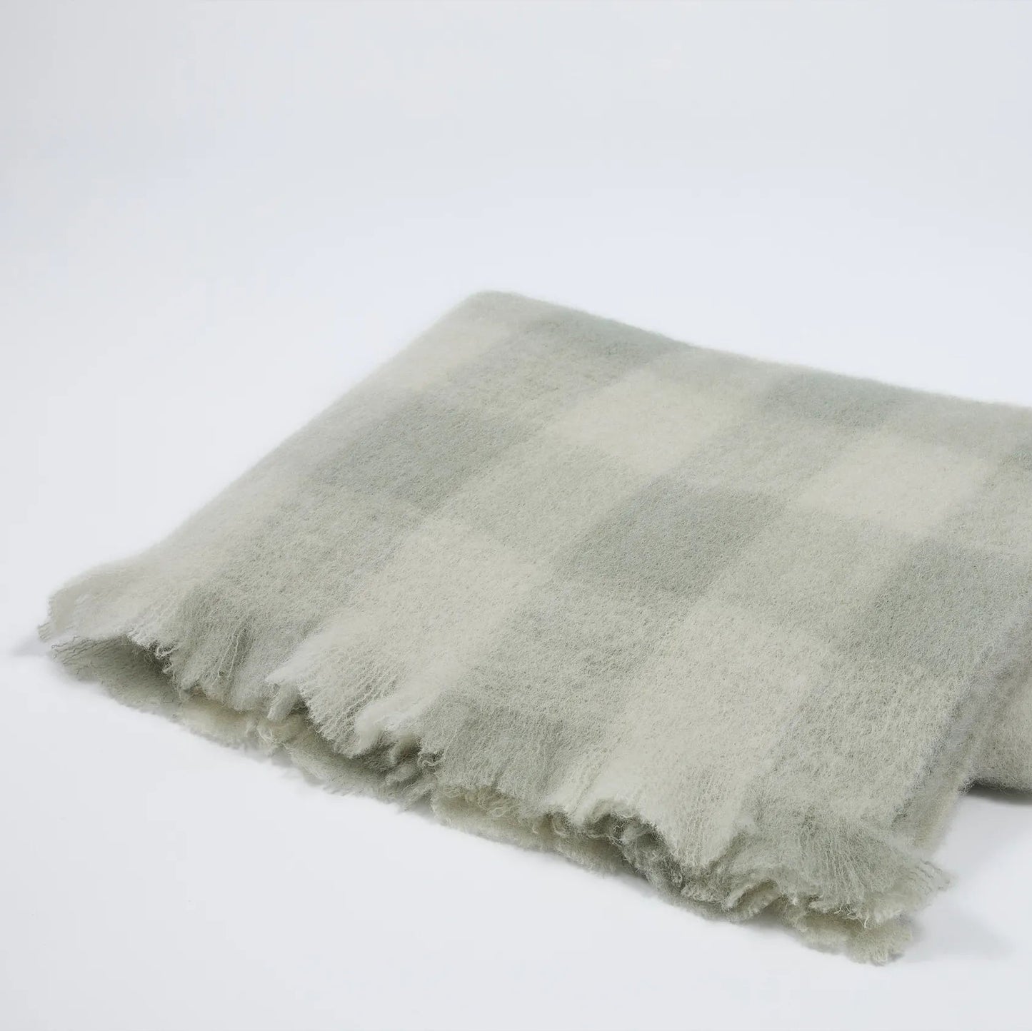 Mantas Ezcaray Cashmere Blanket- Bebe Green