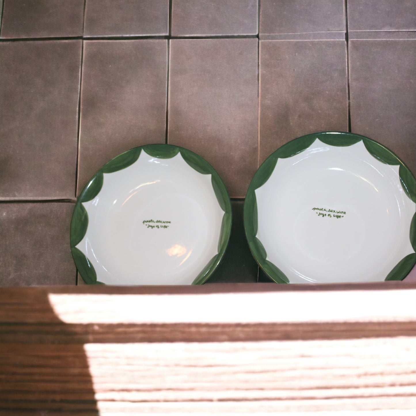 Hand-painted Custom Family-Style Pasta Bowl