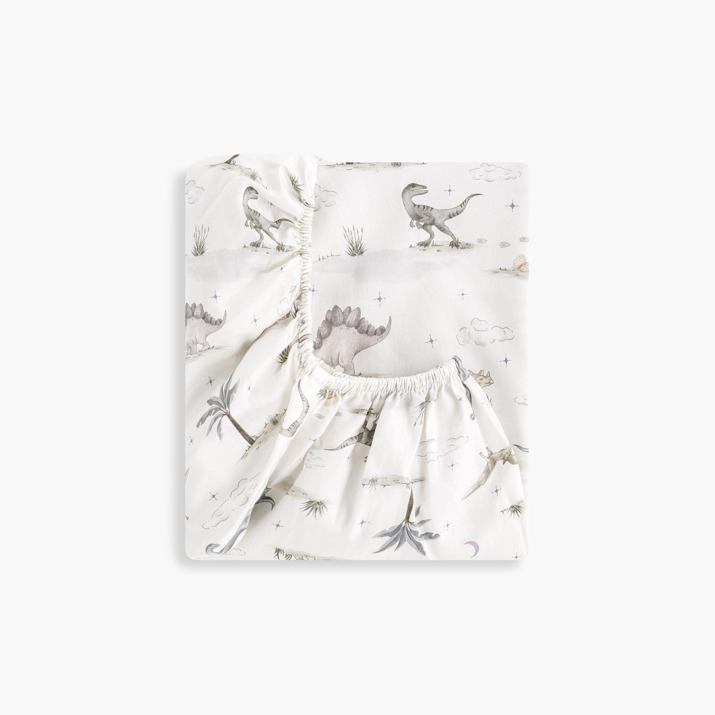 Dino Dreams Crib Sheet - Sage