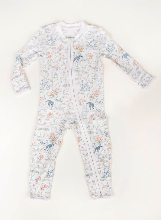 Zippered One-Piece - Sweet Savanna