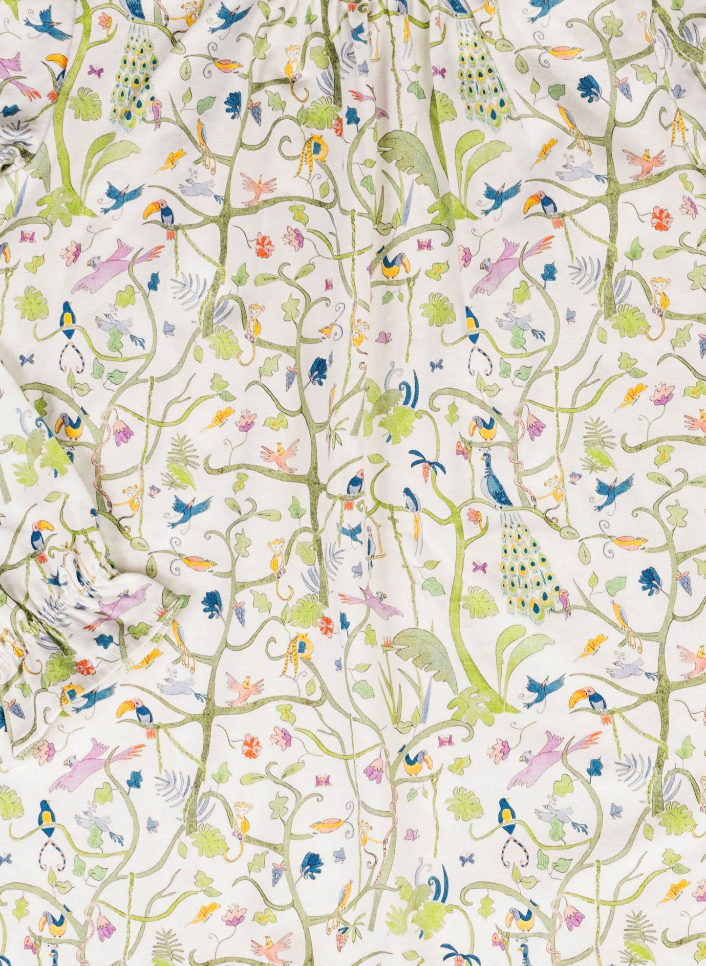 Sunday Morning Loungewear Dress - Tropical Garden