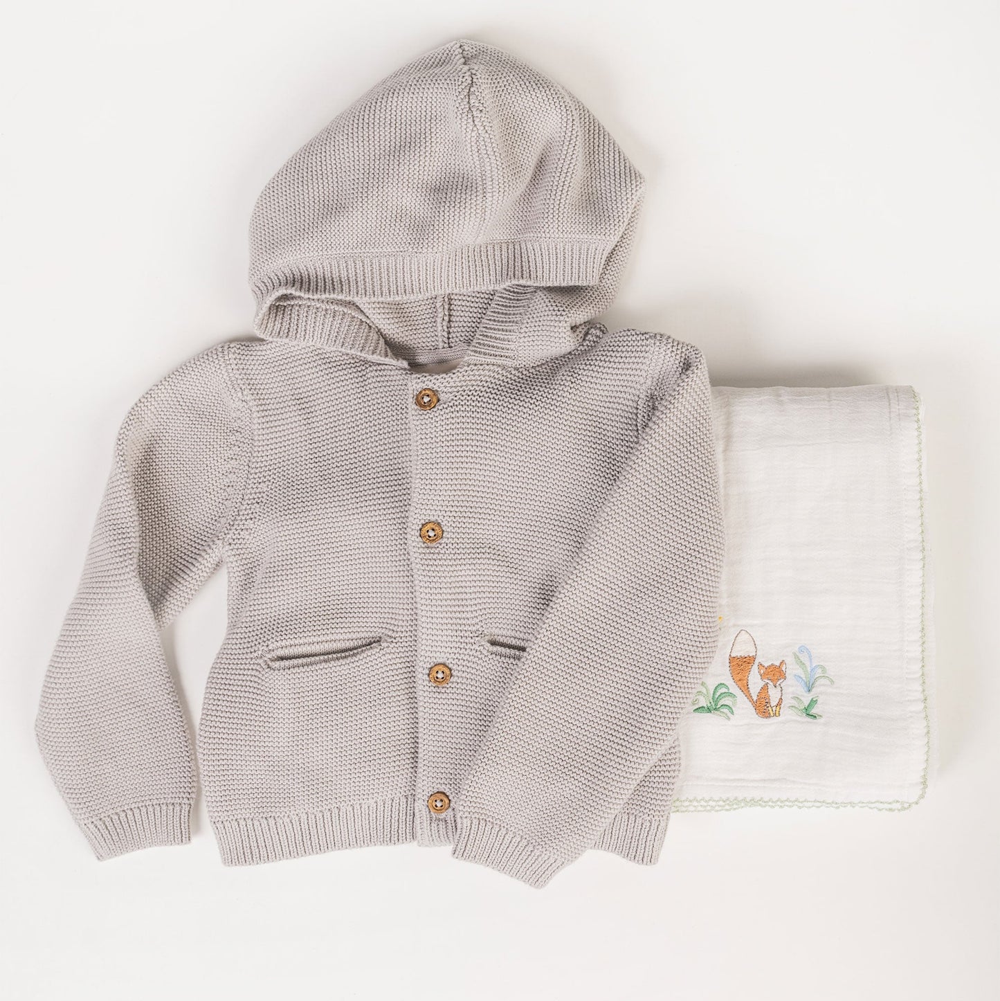 William Hooded Knit Cardigan