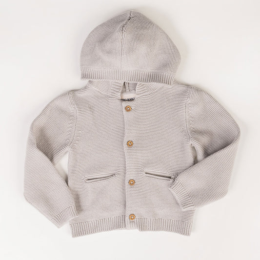 William Hooded Knit Cardigan