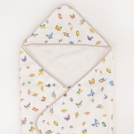 Madame Butterfly Hooded Bath Towel
