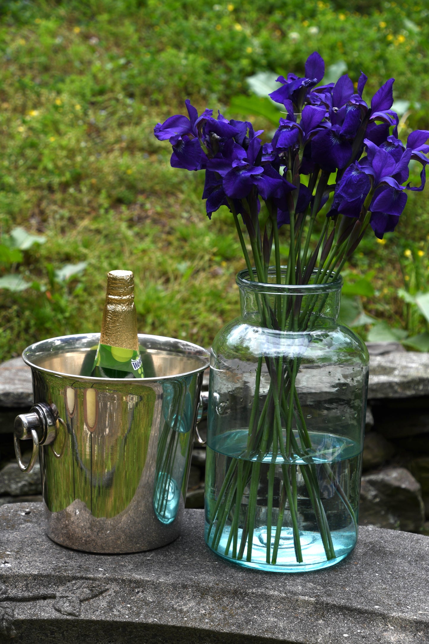 Vintage Swiss Silverplate Champagne Bucket