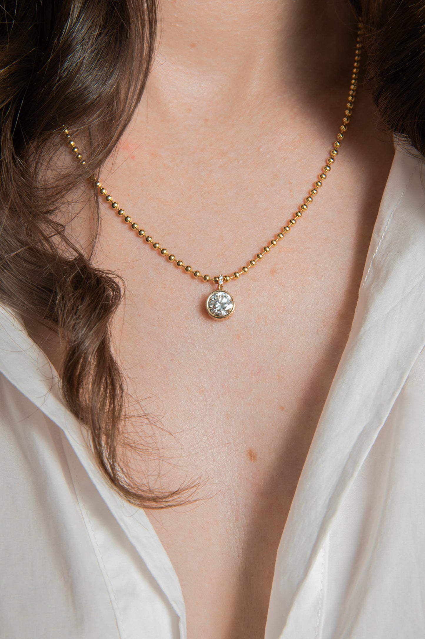Round Pendant Necklace
