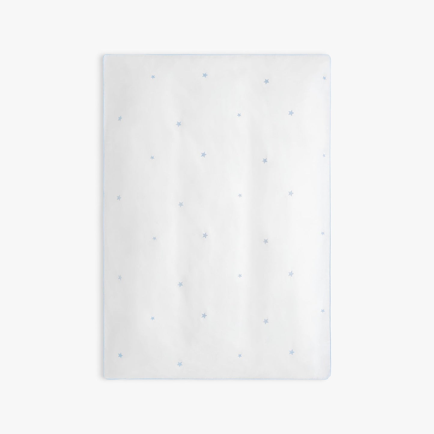 Embroidered Stars Baby Duvet - Blue