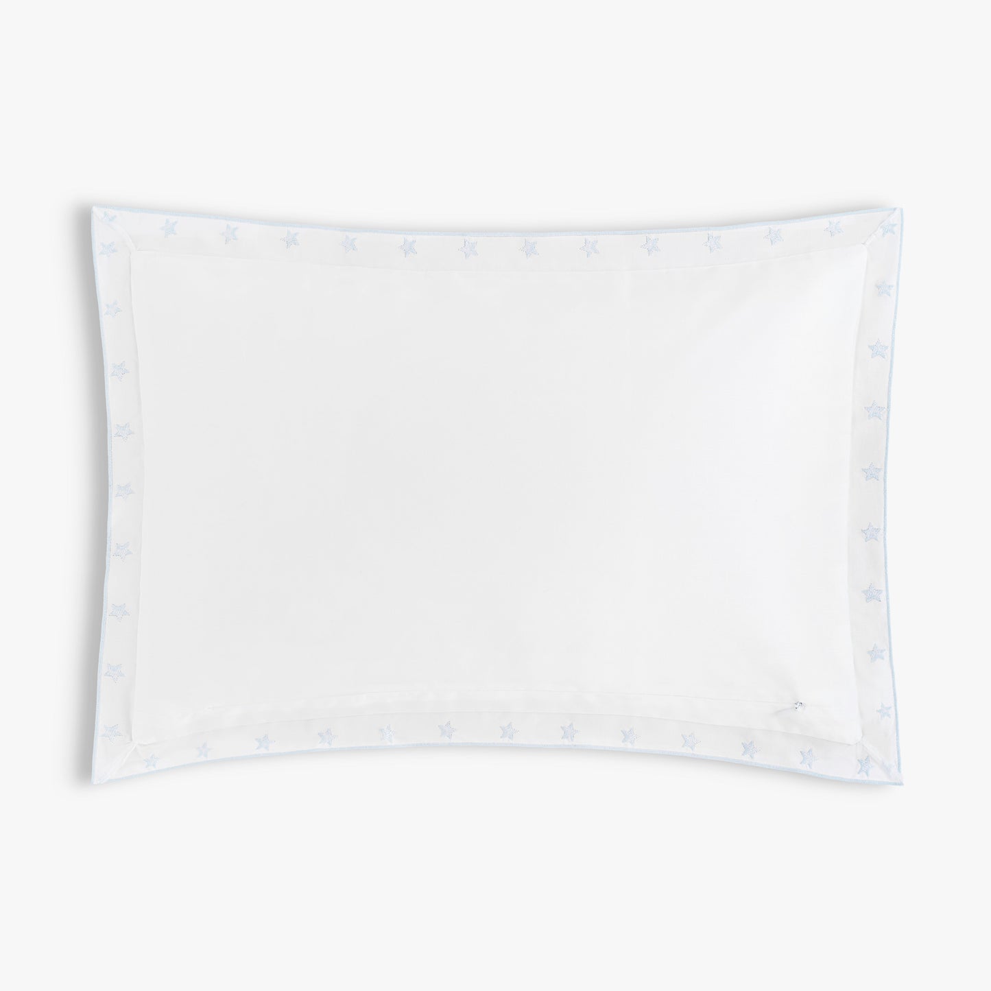 Embroidered Stars Toddler Pillow - Blue