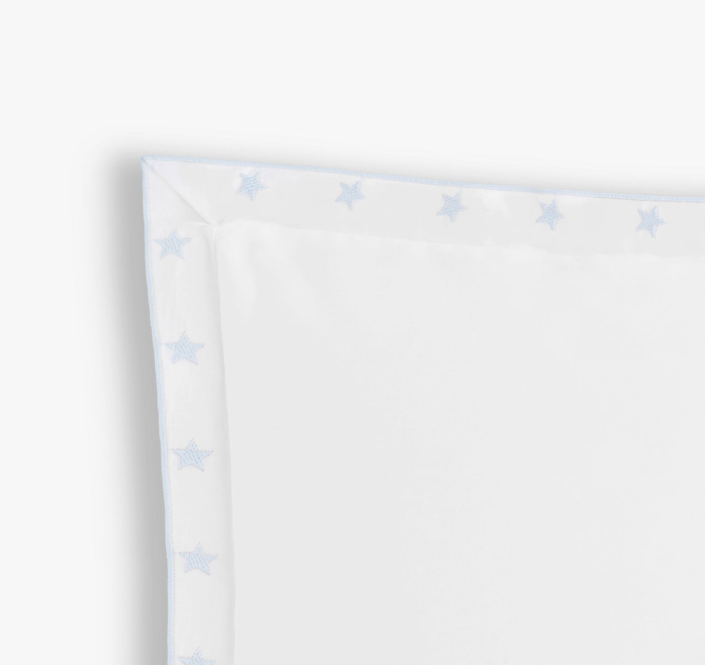 Embroidered Stars Toddler Pillow - Blue