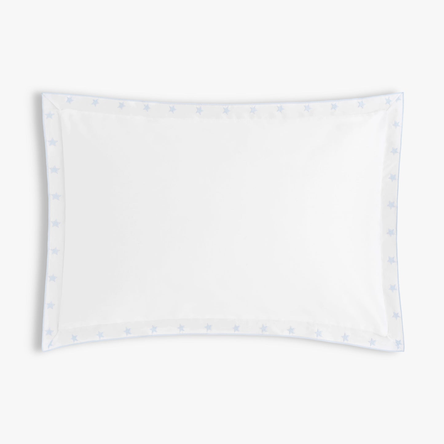 Embroidered Stars Toddler Pillow - Blue