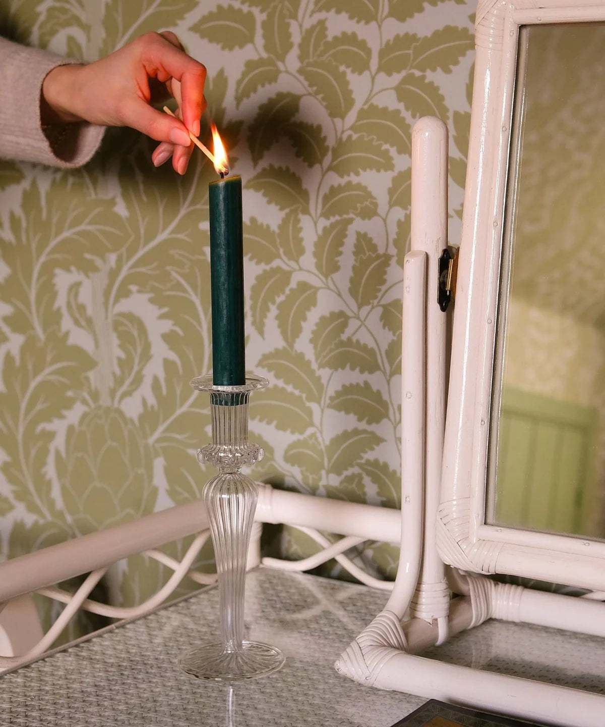 Esna Glass Candle Holder