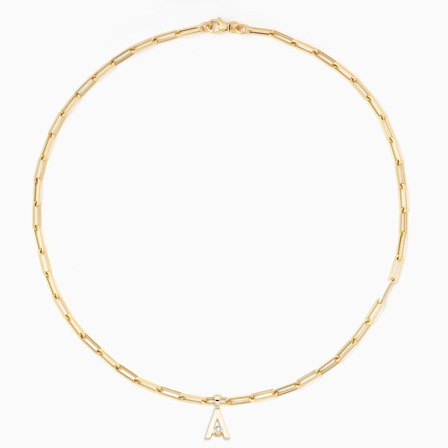 Essential Paperclip Chain & Joujou Initial Charms