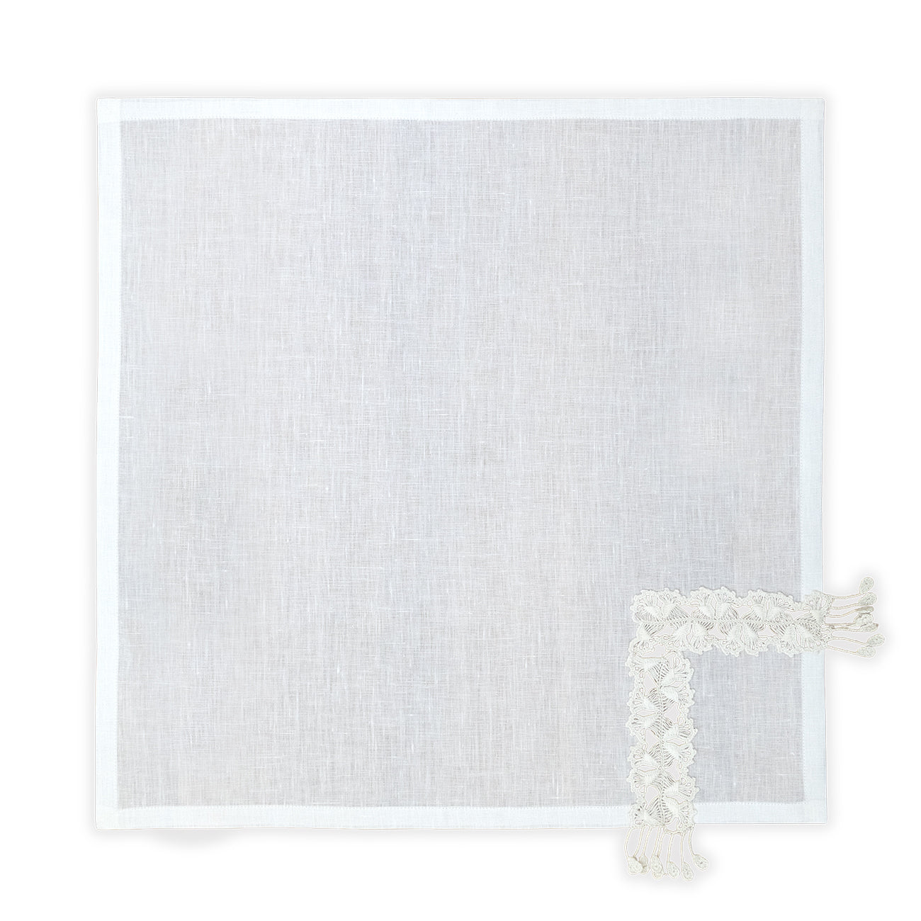 Hand Crochet Napkins 18" x 18" (Set of 4)
