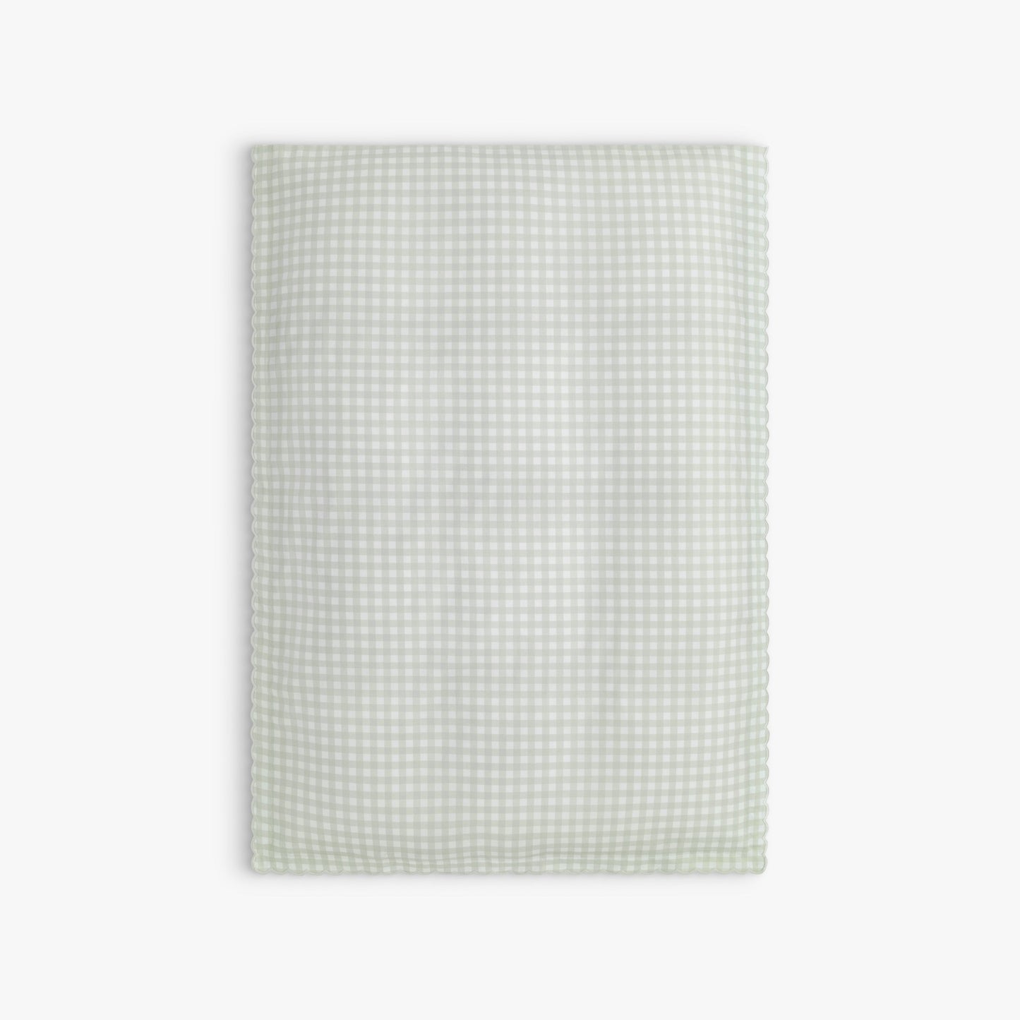 Picnic Gingham Baby Duvet - Green