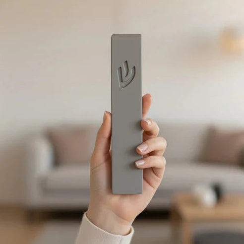 Contemporary Concrete with Clean Urban Lines - Street Mezuzah