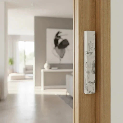 Contemporary Concrete with Clean Urban Lines - Street Mezuzah