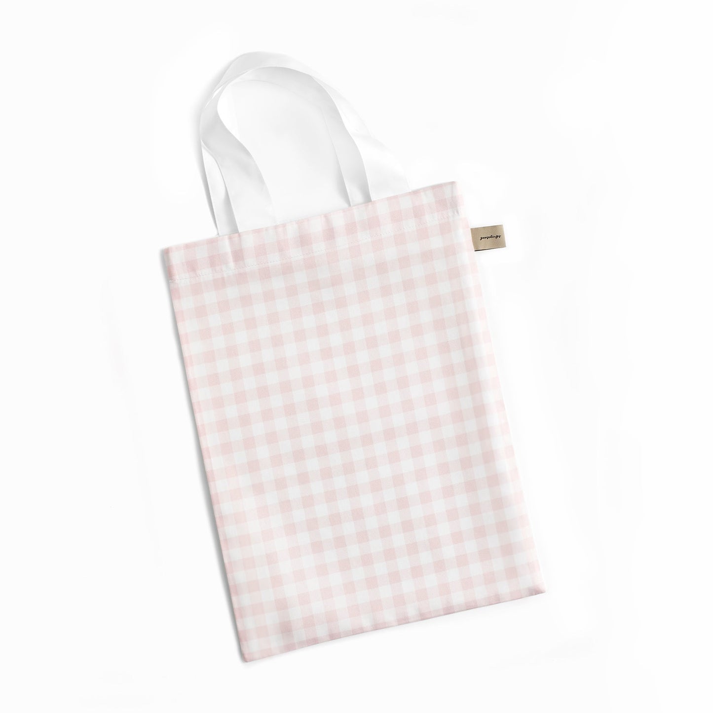 Picnic Gingham Toddler Pillow - Pink